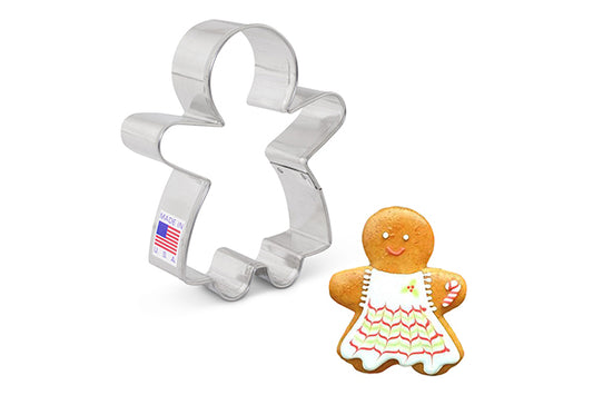 Gingerbread Girl Cookie Cutter - Ann Clark