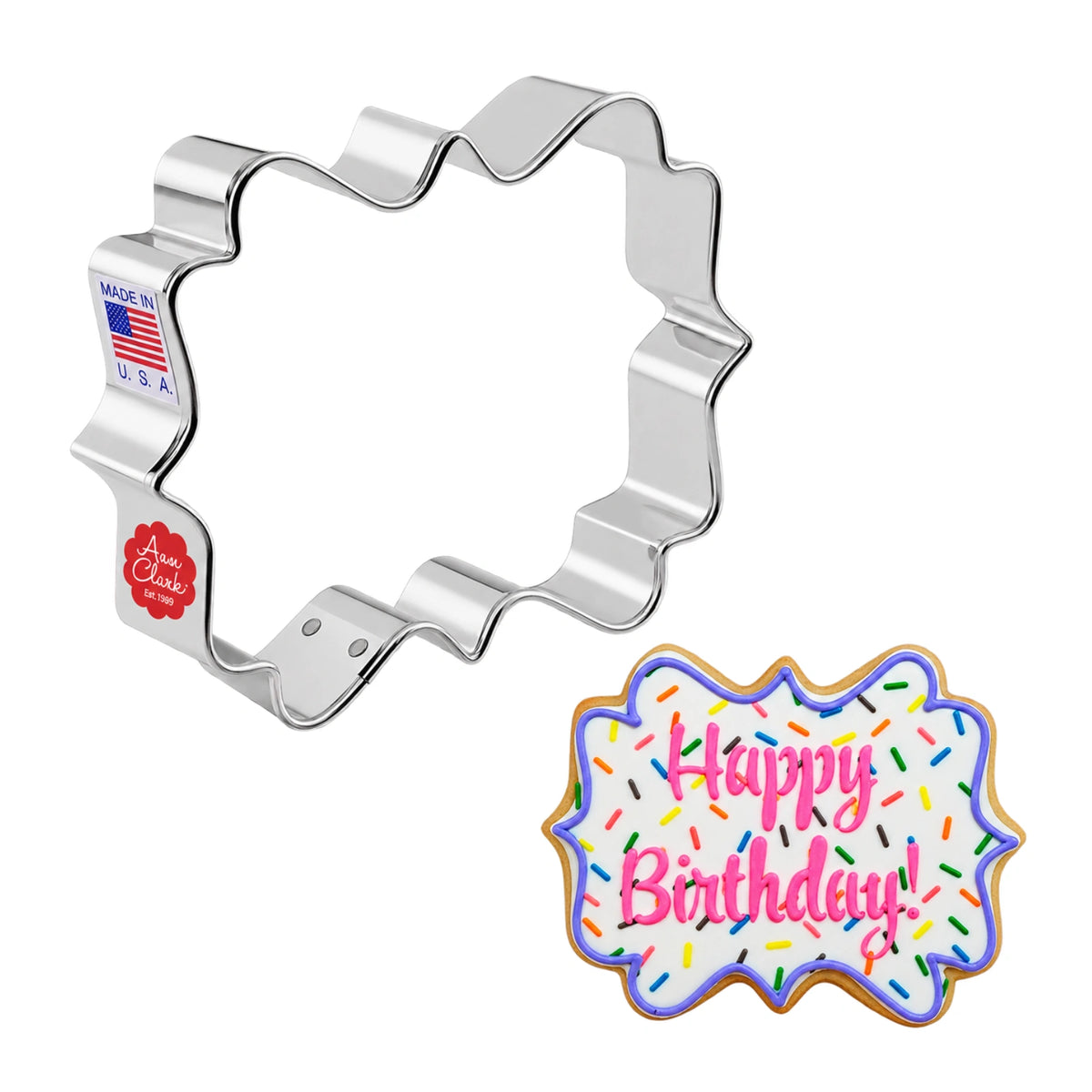 Square Plaque Cookie Cutter - Ann Clark