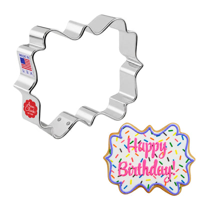 Square Plaque Cookie Cutter - Ann Clark