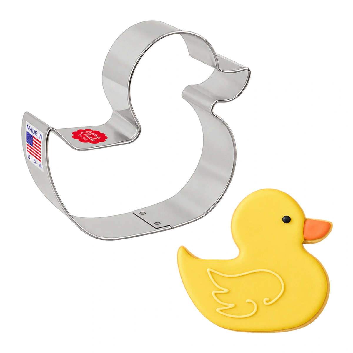 Duckling Cookie Cutter 3 3/8 Inch - Ann Clark