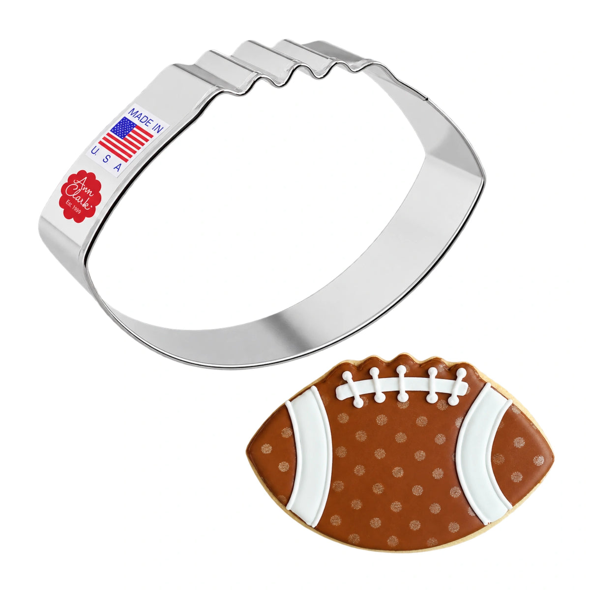 Large Football Cookie Cutter - Ann Clark