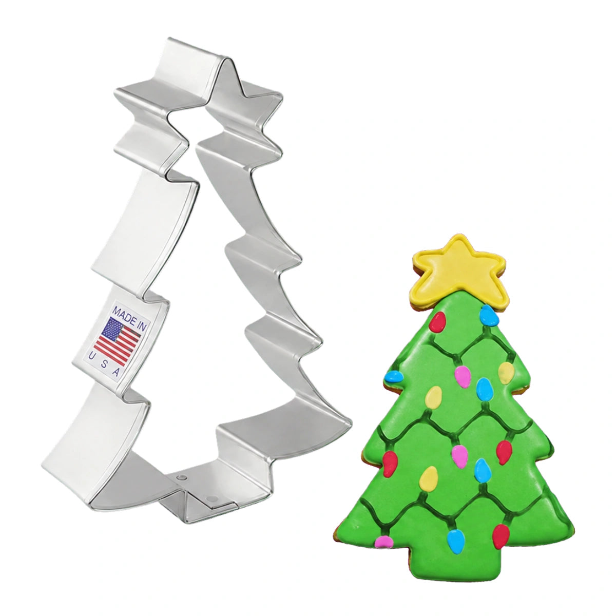Christmas Tree with Star Cookie Cutter - Ann Clark