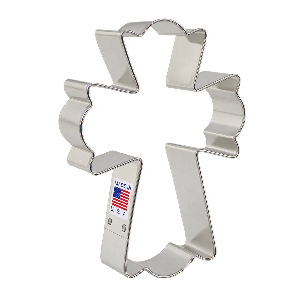Large Fancy Cross Cookie Cutter - Ann Clark