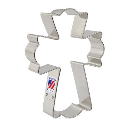 Large Fancy Cross Cookie Cutter - Ann Clark