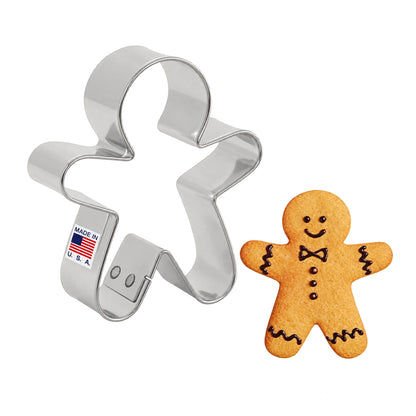 Mini Gingerbread Man Cookie Cutter - Ann Clark