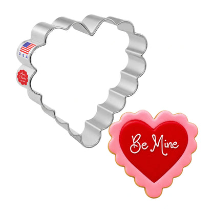 Scalloped Heart Cookie Cutter - Ann Clark