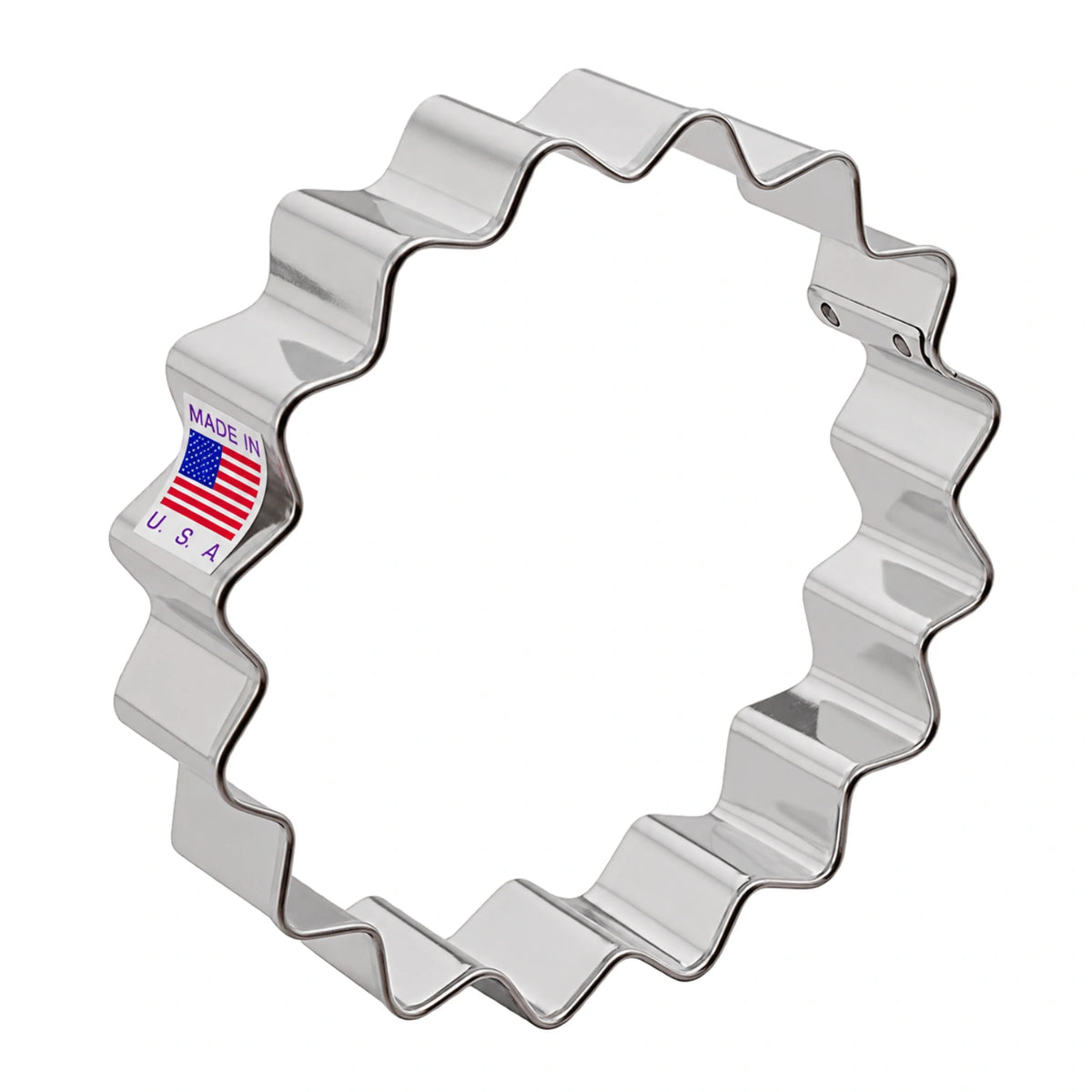 Fluted Circle Cookie Cutter 4 Inch - Ann Clark