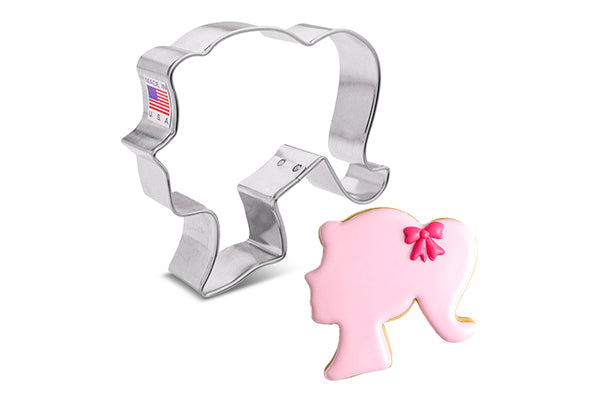 Doll Head Cookie Cutter - Ann Clark
