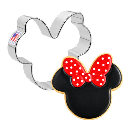 Girl Mouse with Bow Cookie Cutter - Ann Clark