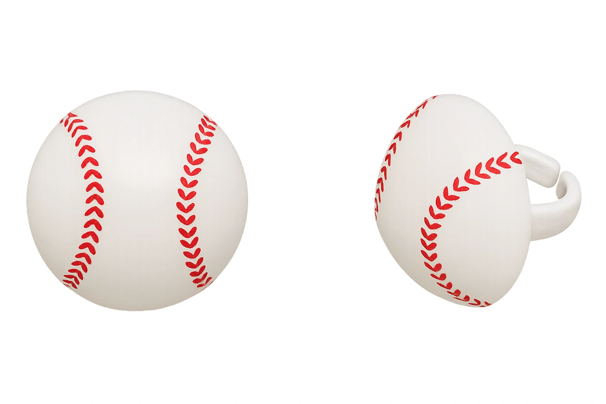 3D Baseball Cupcake Rings - Bakery Crafts