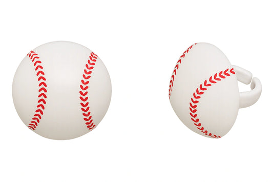 3D Baseball Cupcake Rings - Bakery Crafts