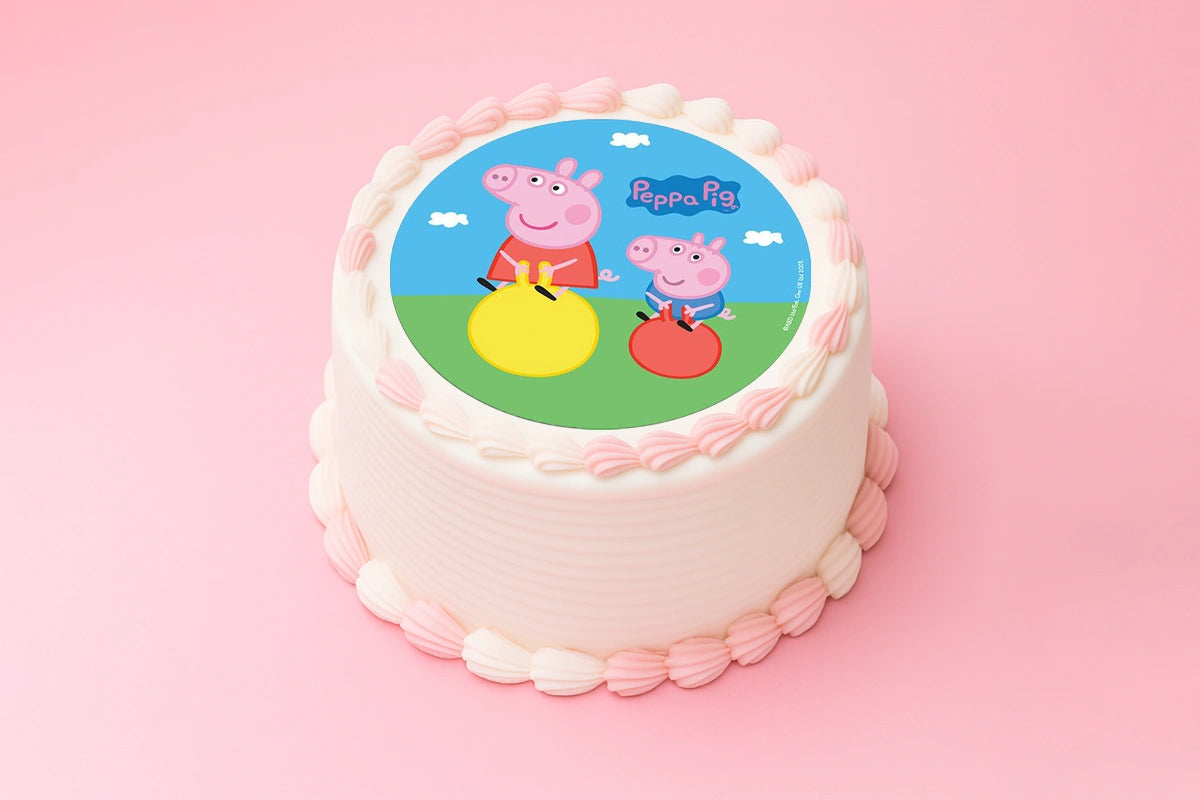 Peppa Pig Round Edible Icing Image 16cm - BSC