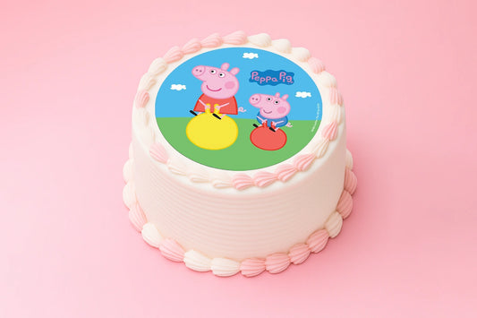 Peppa Pig Round Edible Icing Image 16cm - BSC