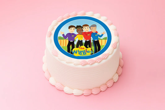 The Wiggles (New) Round Edible Icing Image 16cm - BSC