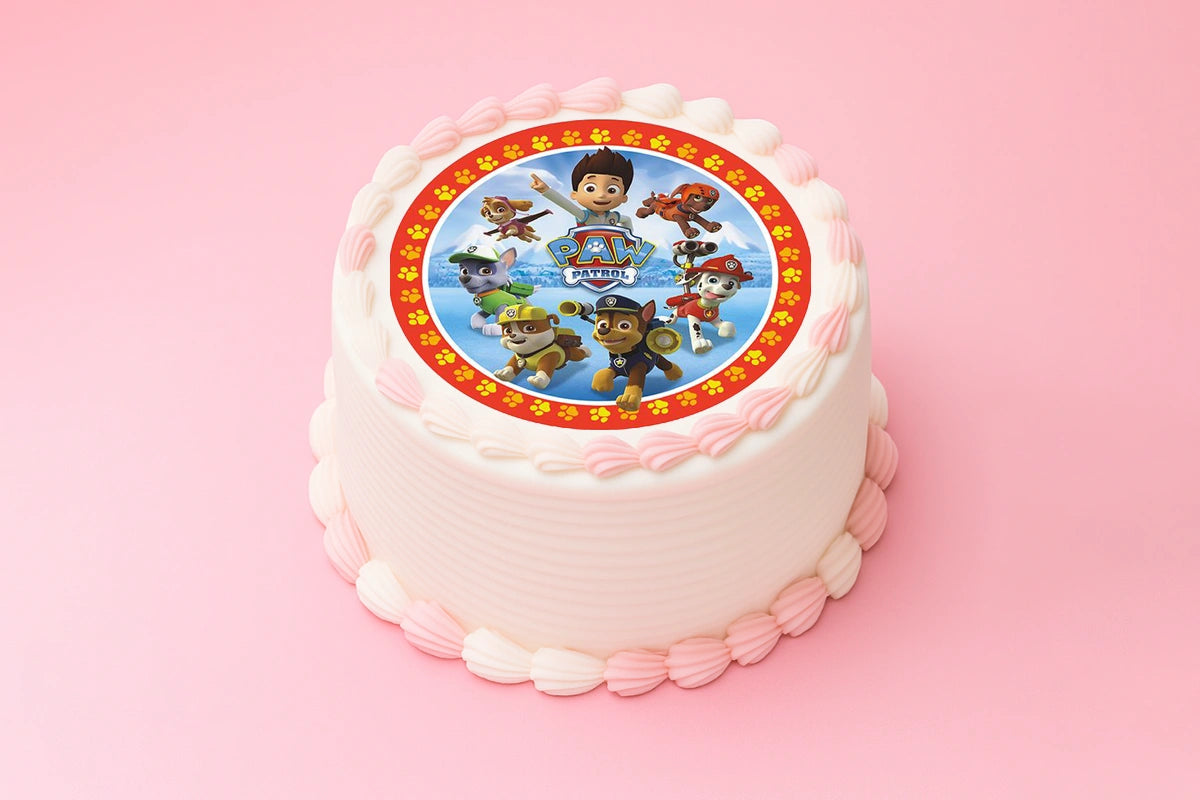 Paw Patrol Group Round Edible Icing Image 16cm - BSC