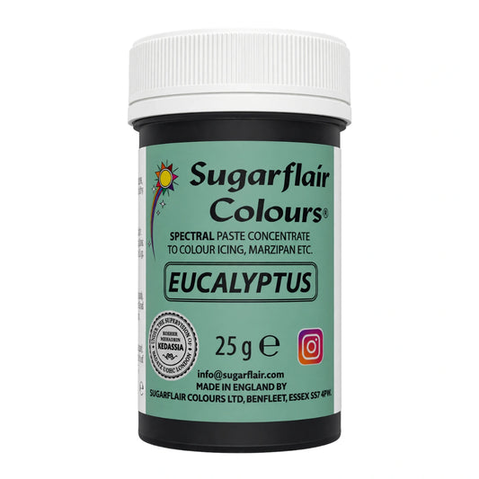Eucalyptus Spectral Paste - Fondant and Buttercream Colour 25g - Sugarflair