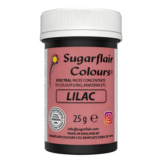 Lilac Spectral Paste - Fondant and Buttercream Colour 25g - Sugarflair