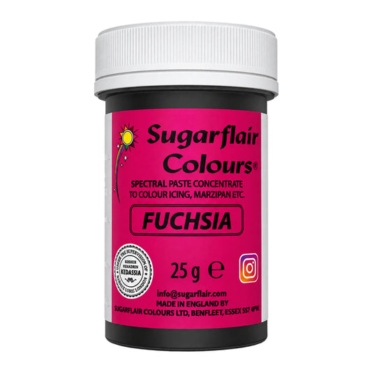 Fuchsia Spectral Paste - Fondant and Buttercream Colour 25g - Sugarflair