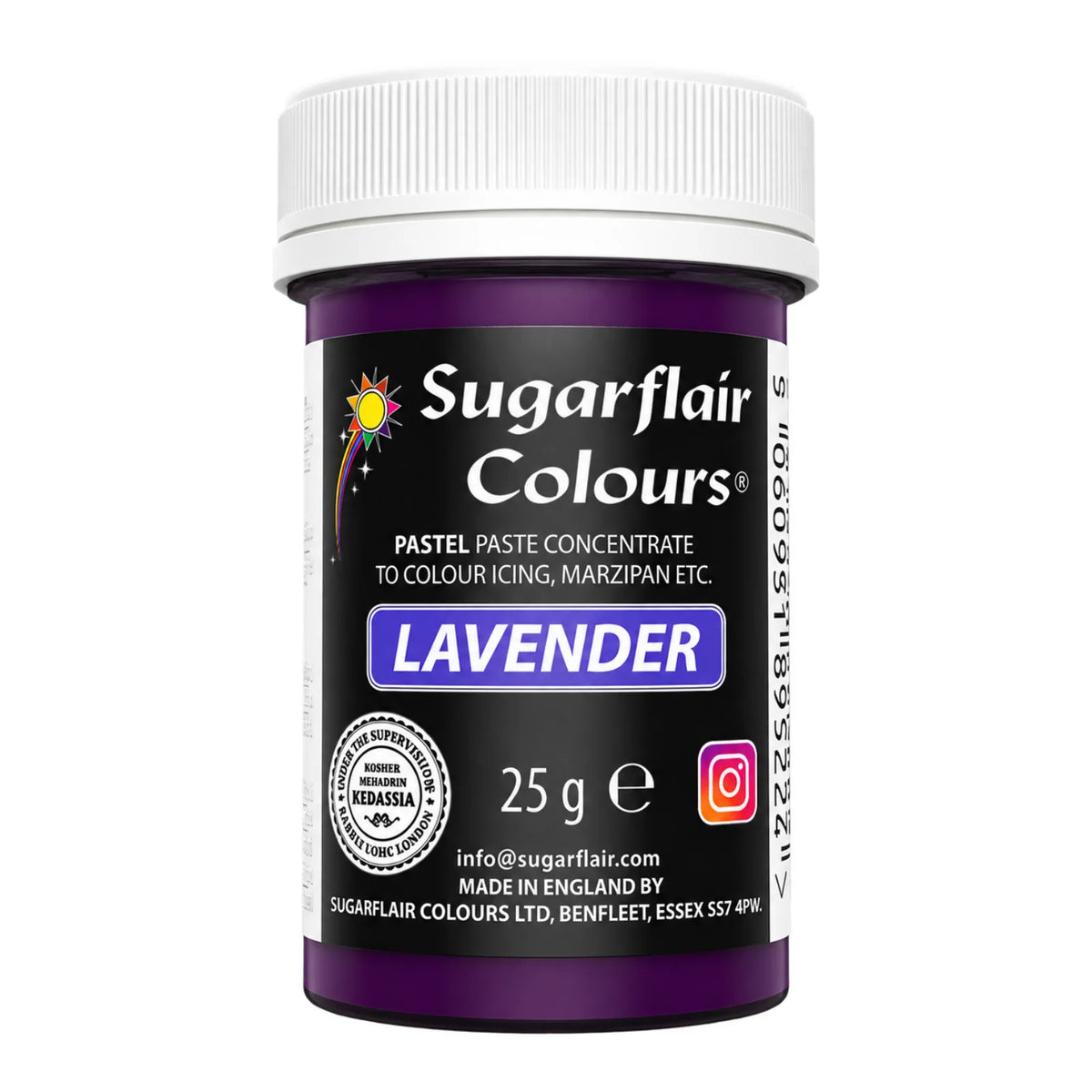 Lavender Pastel Paste - Food Colour 25g - Sugarflair