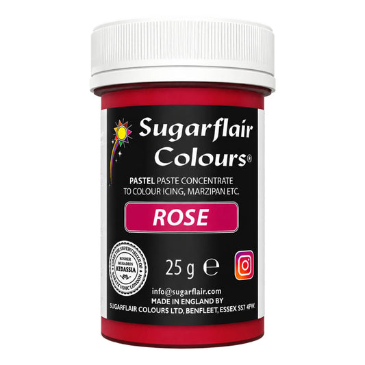 Pastel Rose Paste - Food Colour 25g - Sugarflair