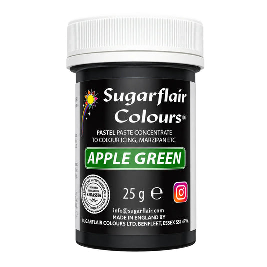Pastel Apple Green Paste - Food Colour 25g - Sugarflair