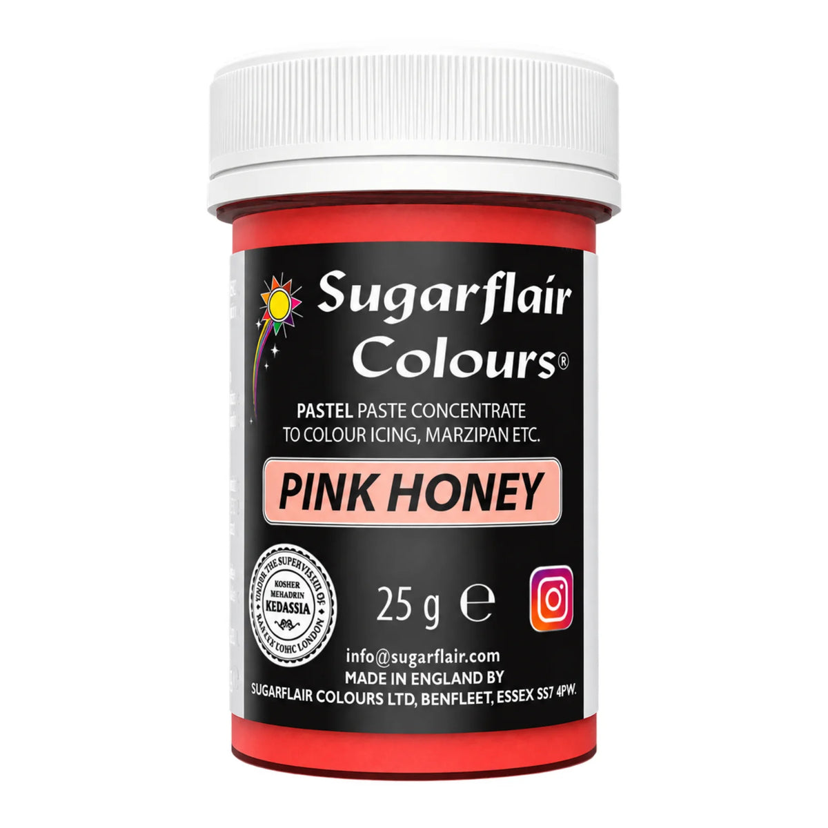 Pastel Pink Honey Paste - Food Colour 25g - Sugarflair
