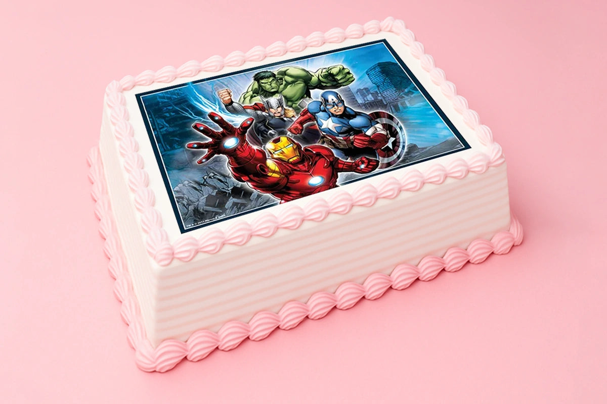 A4 Avengers Edible Icing Image - BSC