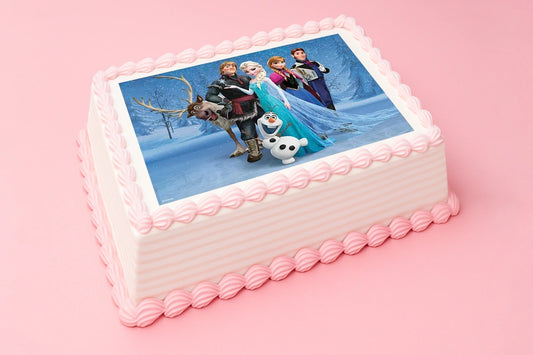 A4 Disney Frozen Group Edible Icing Image - BSC
