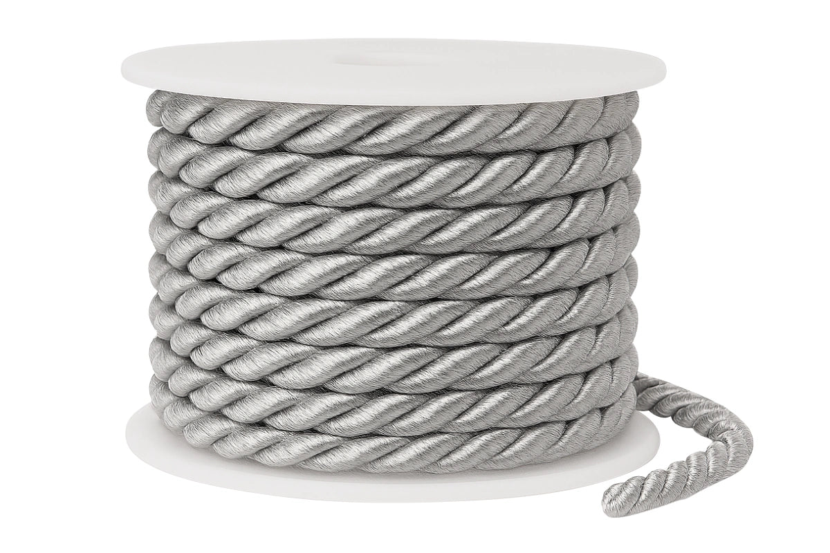 Silver Rope Cushion Cord 8mm - My Dream Cake