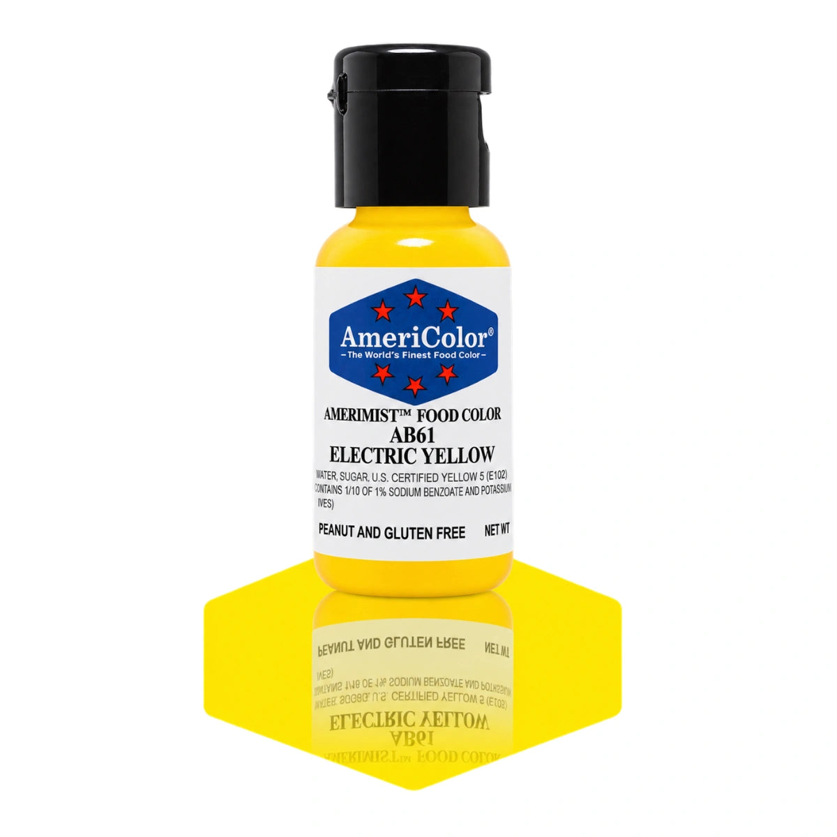 Electric Yellow Amerimist Airbrush 0.65oz - Americolor