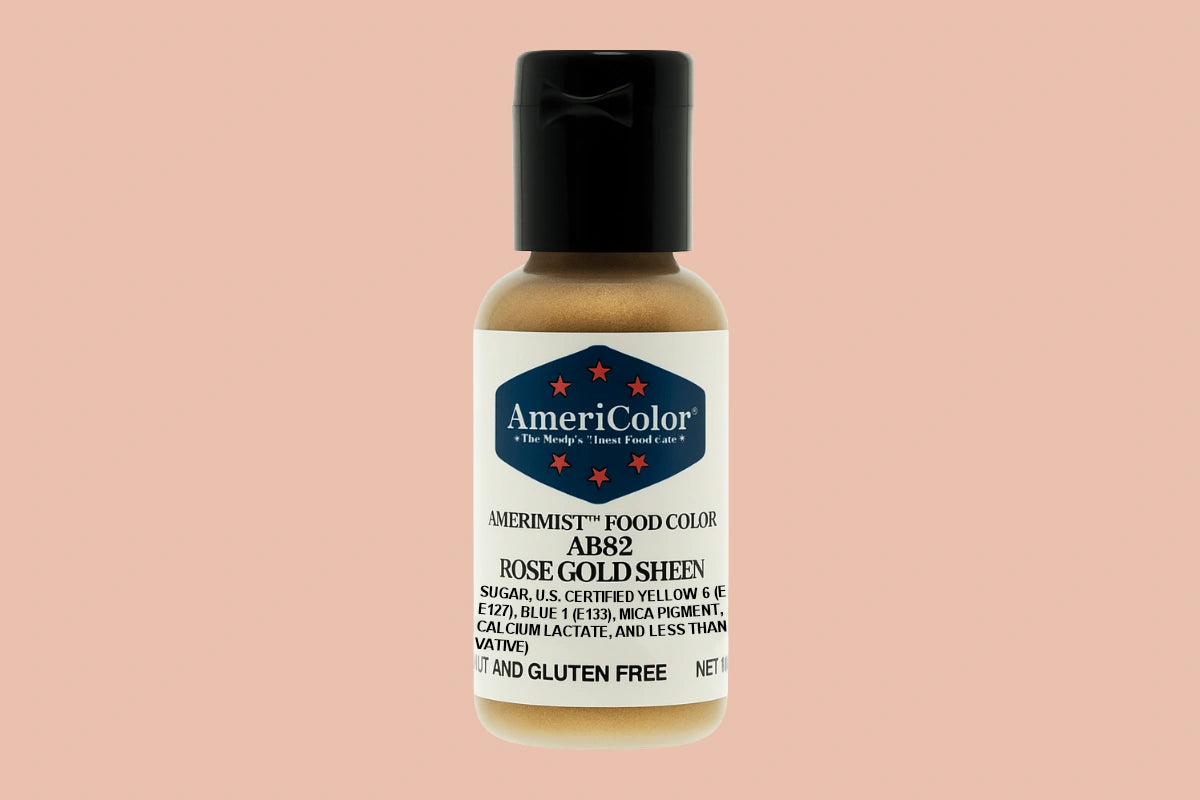 0.65oz AmeriMist Airbrush Americolor - ROSE GOLD SHEEN