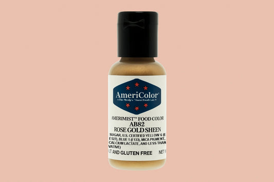 0.65oz AmeriMist Airbrush Americolor - ROSE GOLD SHEEN