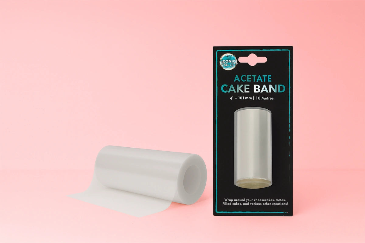 Acetate Cake Band Roll - Iconic Cake Art - 4 Inch