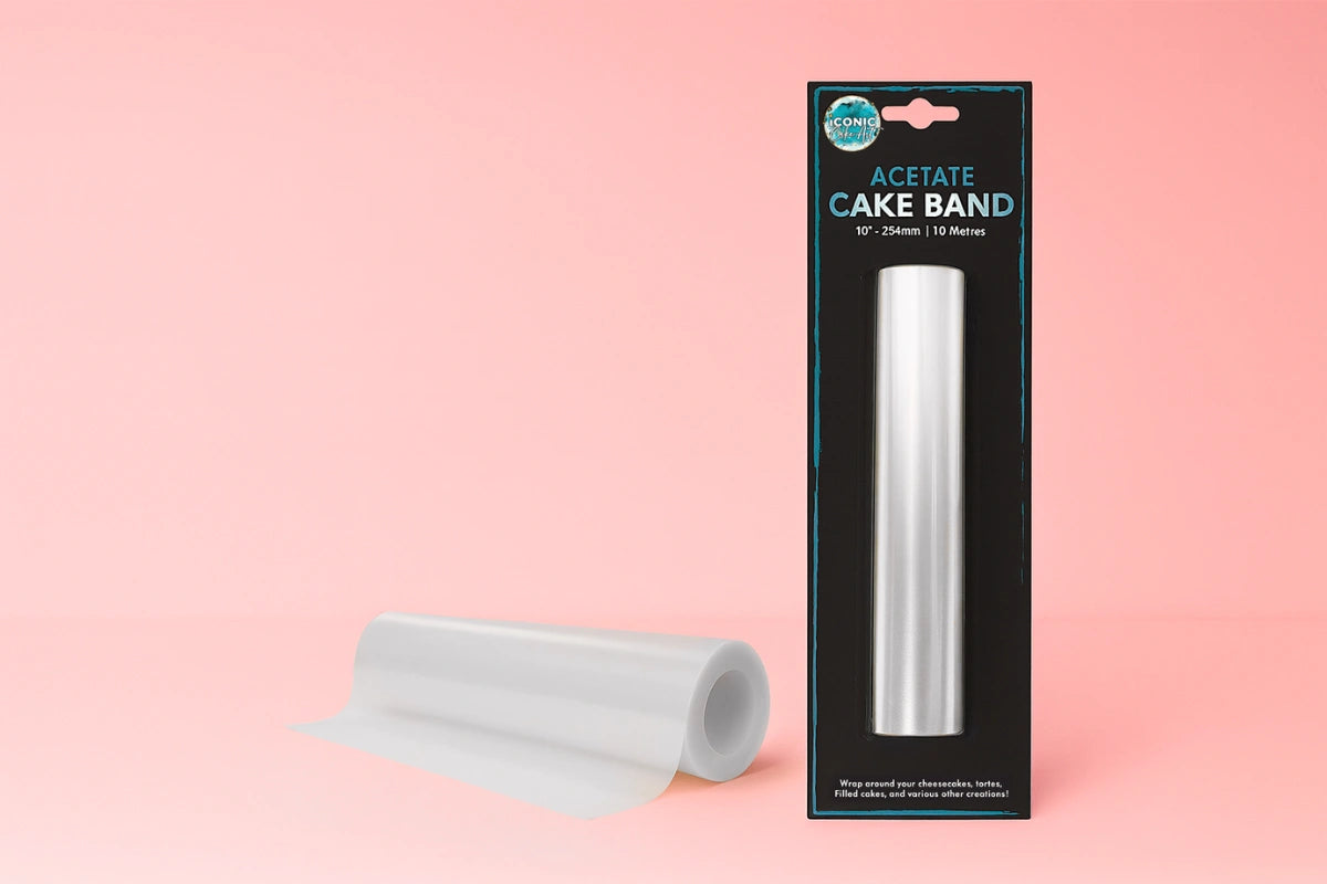 Acetate Cake Band Roll - Iconic Cake Art - 10 Inch