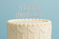 Happy Birthday Pick - Cake Topper - Diamante - Iconic Cake Art