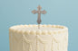 Diamante Cross - Christening - Communion 7cm - Iconic Cake Art