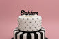 Black Eighteen - Birthday Cake Topper - Iconic Cake Art