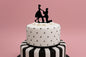 Proposal 1 - Engagement Wedding Silhouette Cake Topper - Iconic Cake Art