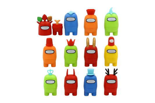 Among Us Decoset (12 Pack) - Iconic Cake Art