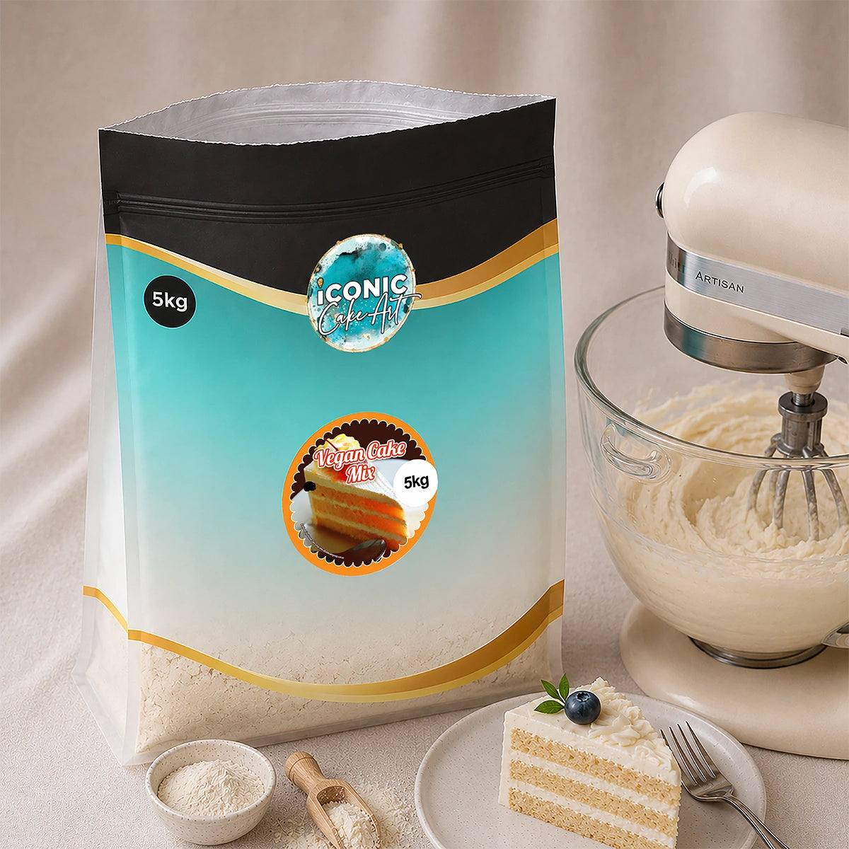 Vegan Cake Mix 5kg - Iconic Cake Art