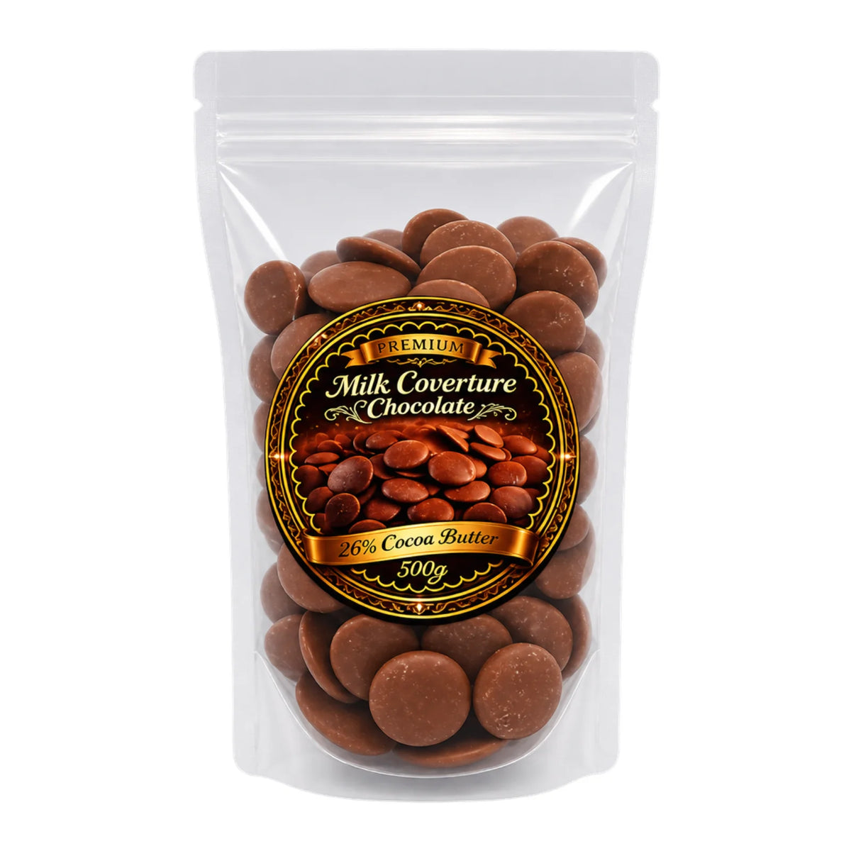 Chocolate Couverture Milk 28% Cocoa Butter - Easy Melts 500g - Barry Callebaut