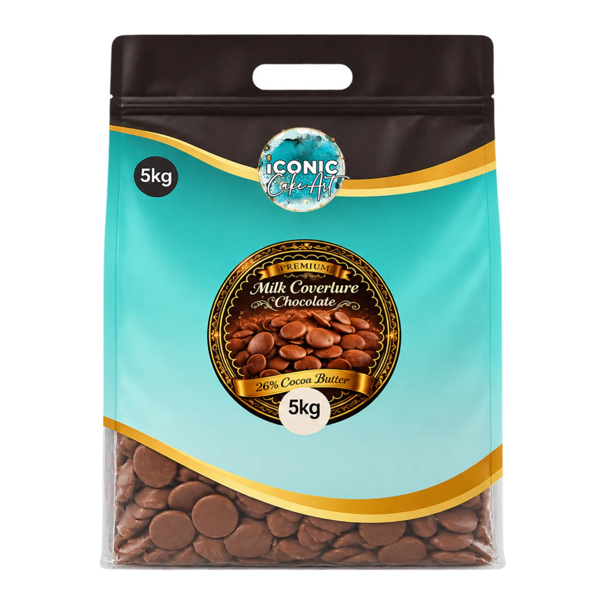 Chocolate Couverture Milk 28% Cocoa Butter - Easy Melts 5kg - Barry Callebaut
