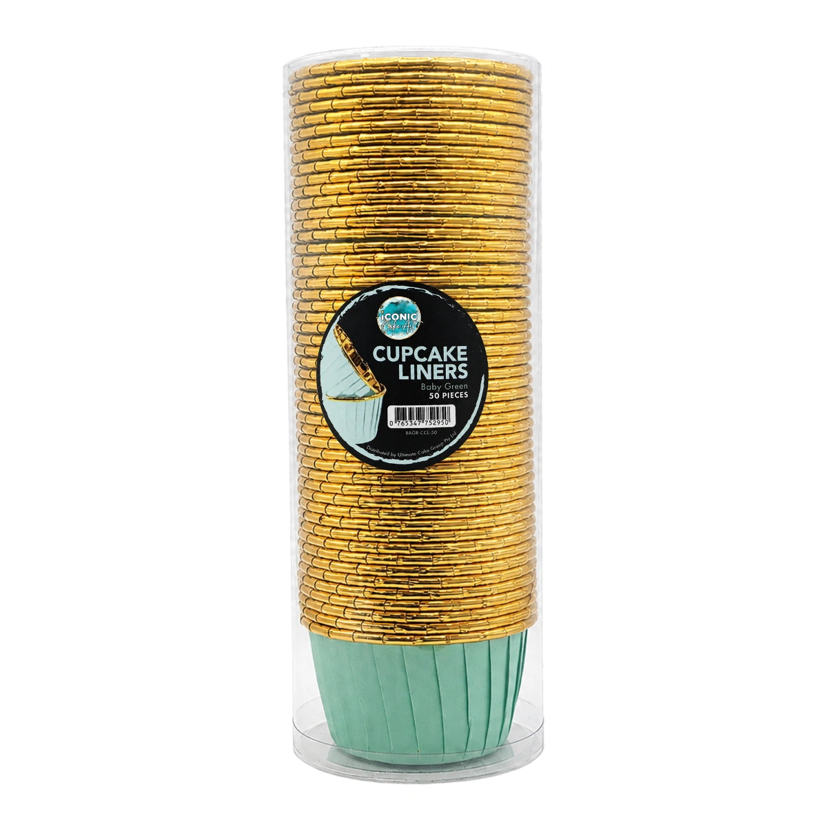Green Baby Cupcake Liners (50 Pack) - Iconic Cake Art