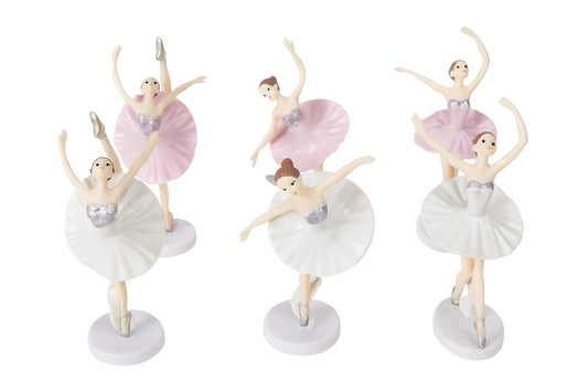 Ballet Girls Decoset (6 Pack) - Iconic Cake Art