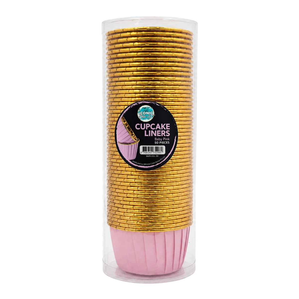 Pink Baby Cupcake Liners (50 Pack) - Iconic Cake Art