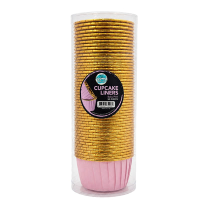 Pink Baby Cupcake Liners (50 Pack) - Iconic Cake Art