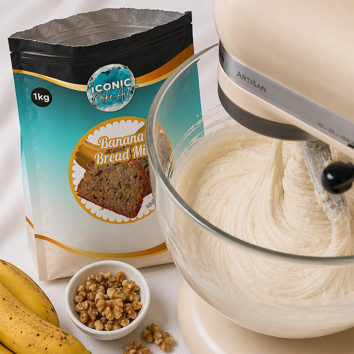 Banana Bread Mix 1kg - Iconic Cake Art