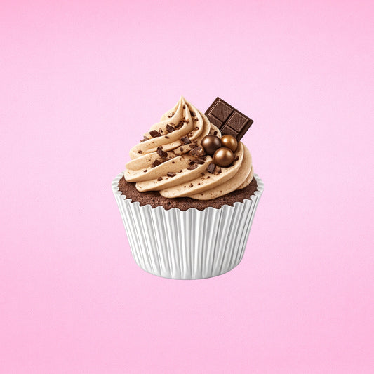 White Mini 25mm Foil Cupcake Cases - 50 Pieces