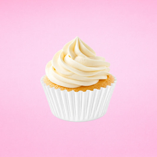 White Mini 35mm Foil Cupcake Cases - 50 Pieces