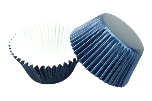 Blue Navy Large - Plain Baking Cupcake Case (25 Pack) - Gateau Art